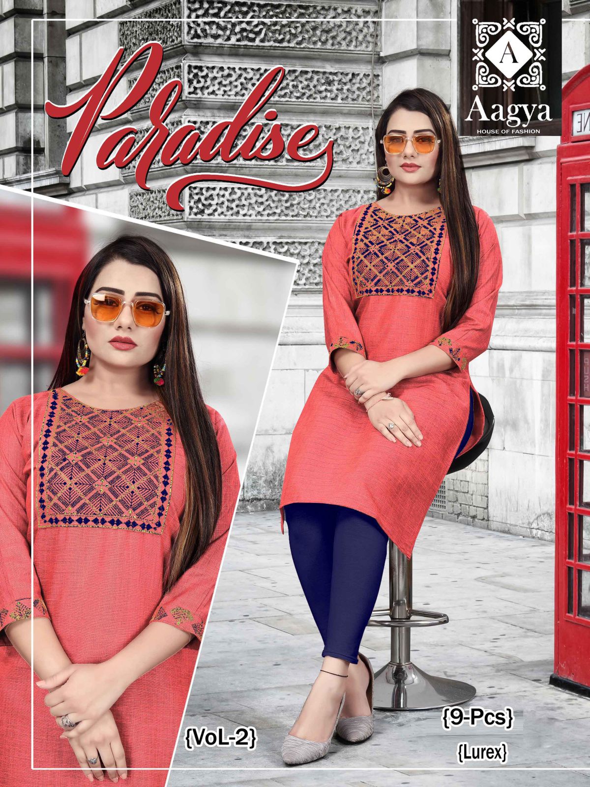 Aagya Paradise 2 Ethnic Daily Wear Rayon Designer Kurti Collection